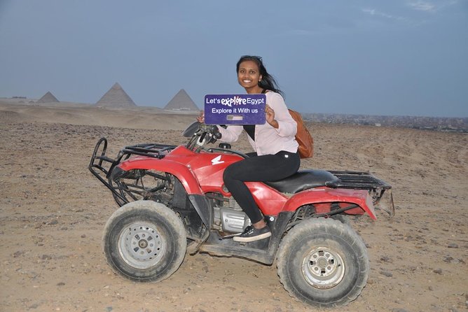 All inclusive Tour Giza Pyramids Sphinx Quadbike Camels Lunch - A busy half-day beside Egypt’s great monuments