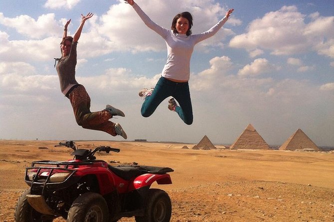 All inclusive Tour Giza Pyramids Sphinx Quadbike Camels Lunch - Guides, drivers, and the private format