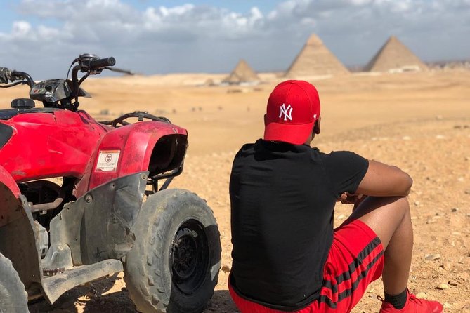 All inclusive Tour Giza Pyramids Sphinx Quadbike Camels Lunch - Starting with the pyramids of Giza