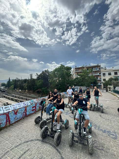 Ancient Athens Electric ATV Scooter Tour - Areopagus Hill and the city below
