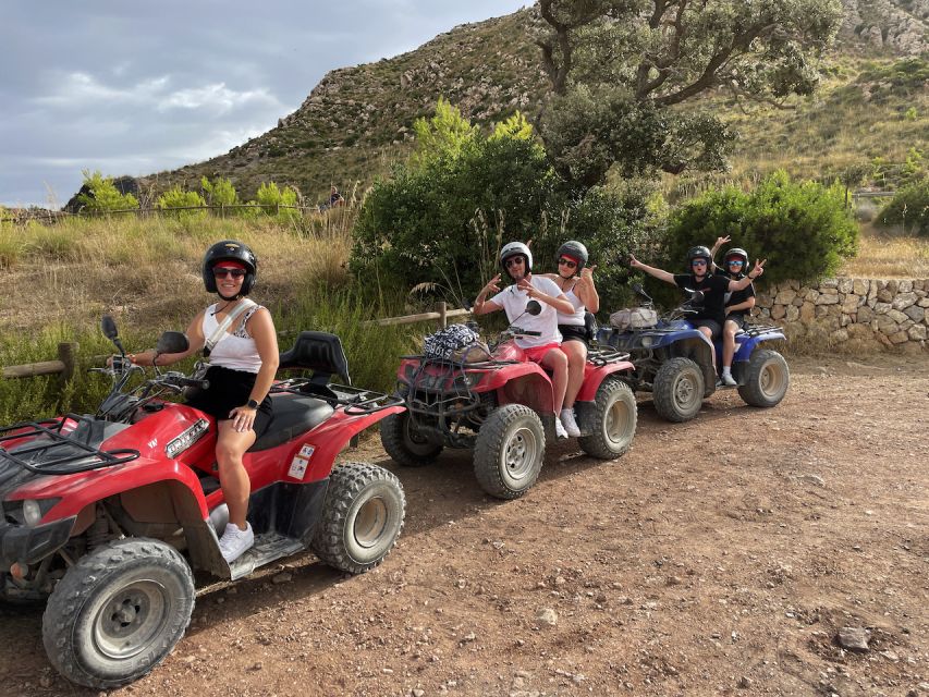 Andratx: Guided Quad Sightseeing Tour - Riding out from the Andratx quad station