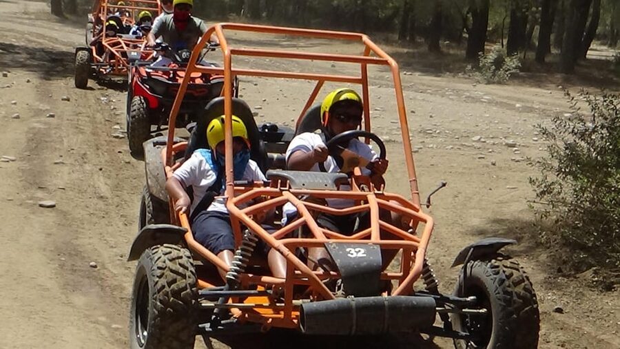 Antalya, Belek, Side: Rafting, Buggy, Zipline, Canyoning - Choosing between a two-person buggy and a solo quad
