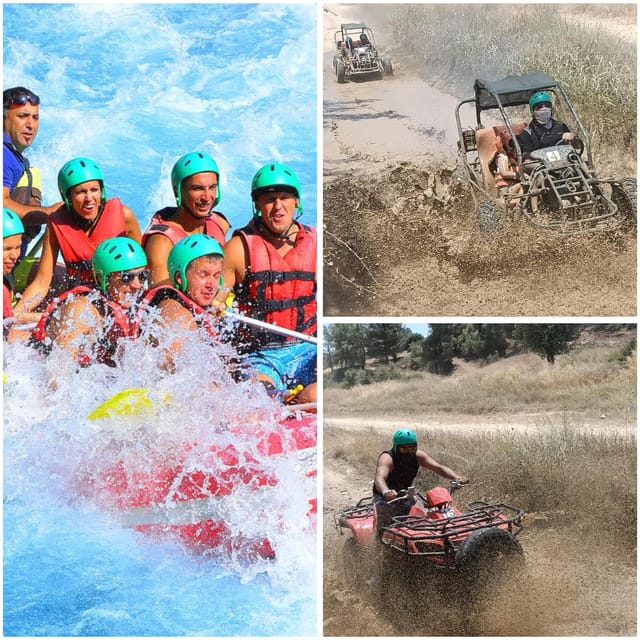 Antalya: Buggy or Quad and Rafting Tour with Lunch - Two thrills in Köprülü Canyon National Park