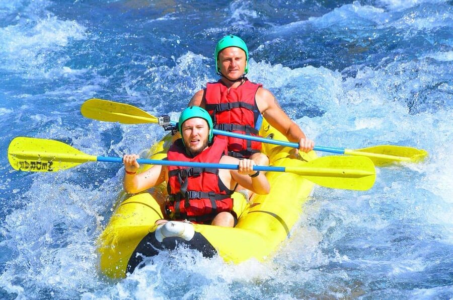Antalya: Buggy or Quad and Rafting Tour with Lunch - A simple buffet lunch in the park