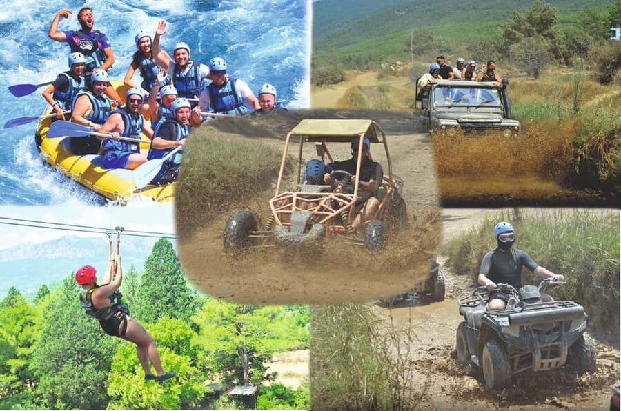 Antalya Buggy, Quad, Jeep, Rafting & Zipline Tour with Lunch - Safety briefing and getting ready