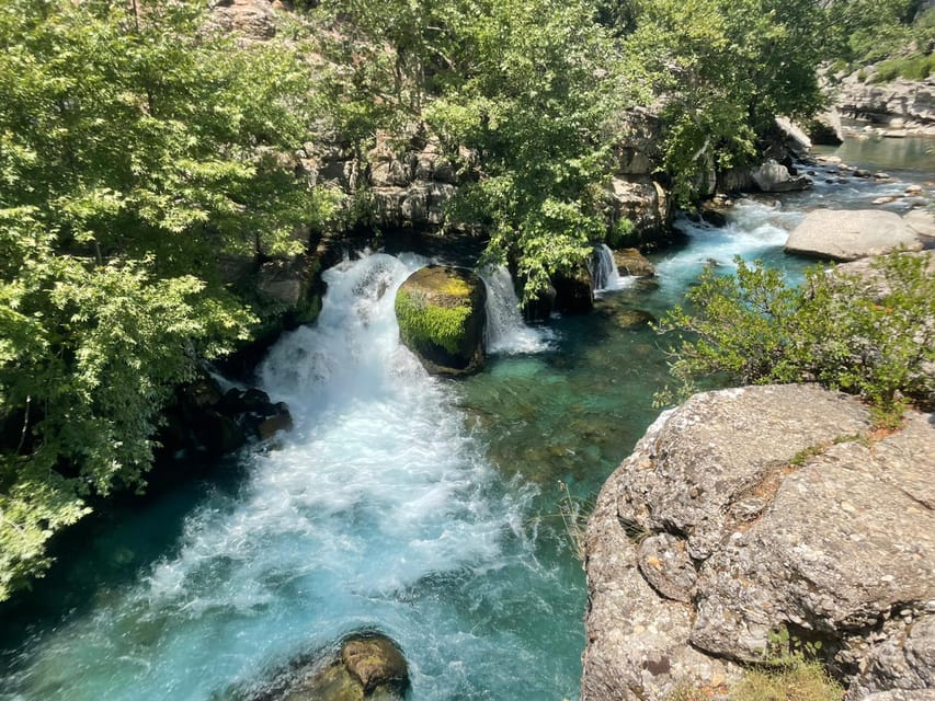 Antalya: Canyoning, Rafting, Quad, Jeep & Zipline with Lunch - Köprülü Canyon starts the day with cold water and rock walls