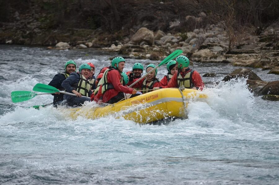 Antalya: Canyoning, Rafting, Quad, Jeep & Zipline with Lunch - The zipline is a short final burst across the river