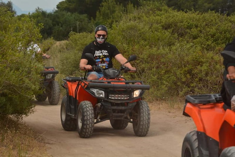 Antalya: Lara Beach Region Quad Safari - The main ride: sand, turns, hills, and forest paths