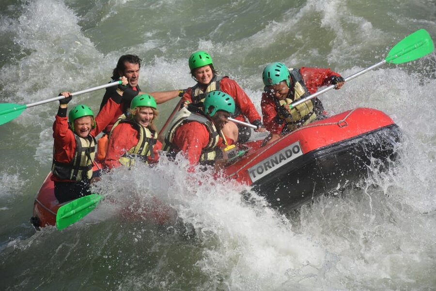 Antalya: Private Rafting, Zipline, Quad or Buggy w/ Lunch - Ziplining over the ground after the river
