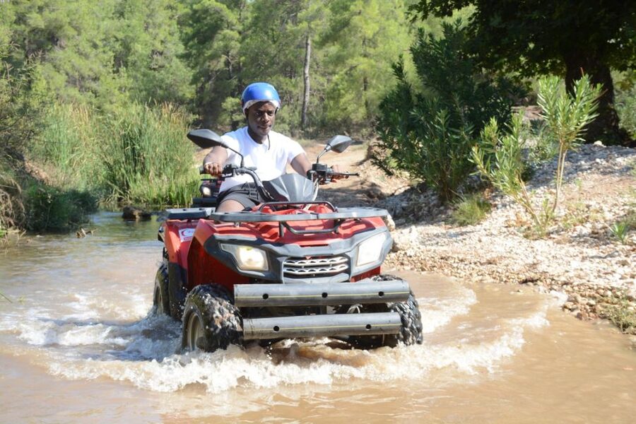 Antalya: Quad (ATV) Safari Tour with Hotel Transfers - Arrival near Lara Beach and the riding base