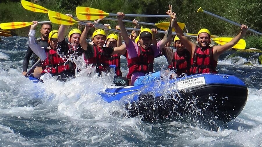 Antalya: Rafting & Buggy, Quad Safari & Zipline Adventure - Rafting 12 kilometers through Köprülü Canyon