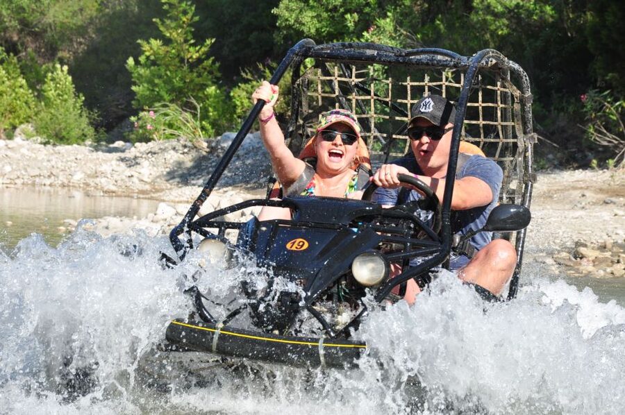 Antalya/Side: Quad, Buggy, Rafting & Zipline Tour with Lunch - Ziplining Over the River