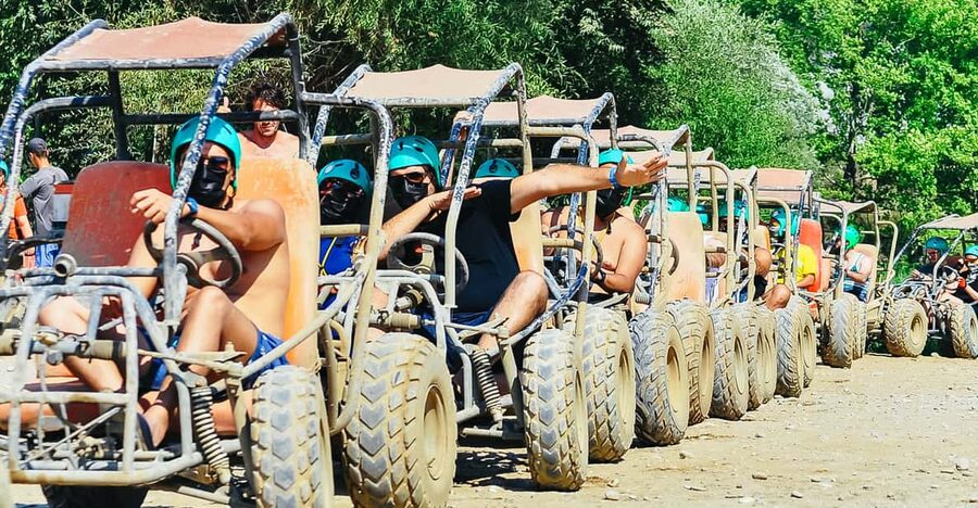 Antalya: Ziplining, Rafting, Jeep Tour & Quad Safari w/Lunch - Jeep, buggy, and quad options