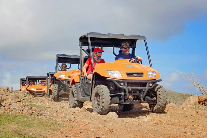 Aruba UTV Tour with Natural Cave Pool and Cliff Jumping - Tripod Bridge and Black Stone Beach finish the route