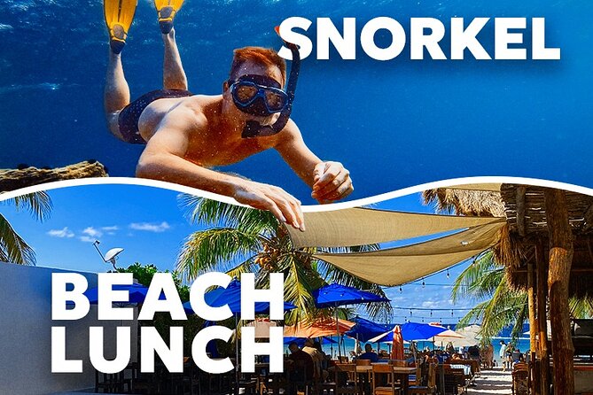 ATV 4×4+Snorkeling+Beach Club+ Lunch+Sabores de Cozumel - Pickup at the port, hotel, or ferry