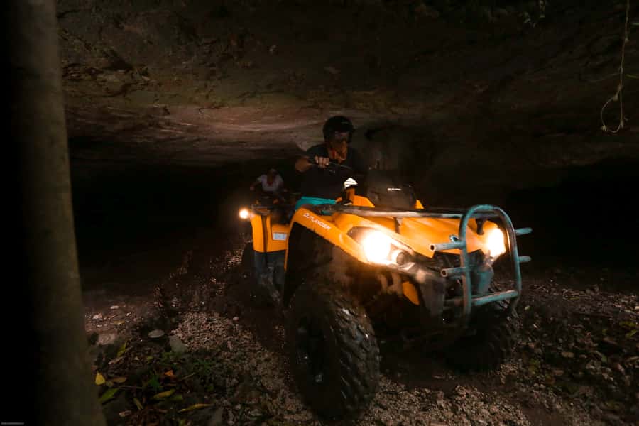 ATV Adventure to Jade Cavern Double - El Cedral village and Coral Cove