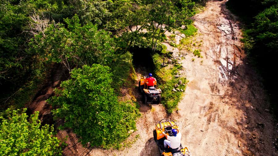 ATV Adventure to Jade Cavern Double - Jade Cavern and the emerald-water stop