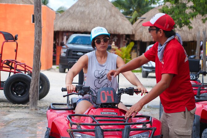 ATV and Clear Boat Ride Full Experience in Cozumel - The tequila stop, useful lesson or sales detour