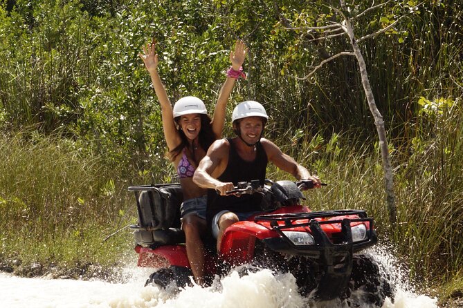 ATV and Clear Boat Ride Full Experience in Cozumel - Lunch and downtime at Playa Uvas