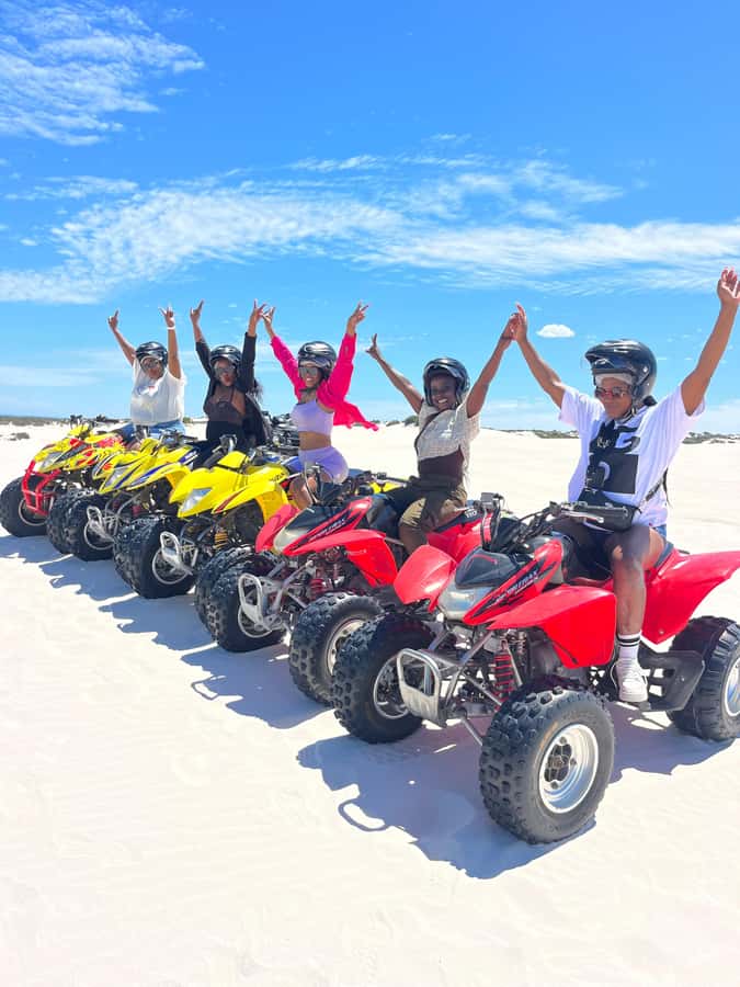 ATV Atlantis dunes: PHOTOSHOOT & VIDEOS - Riding into the dunes for the first time