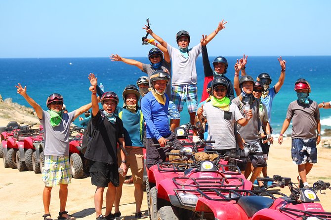 ATV Desert & Beach ride over the mountains and through Migrino beach! - Crossing rocky hills and volcanic formations