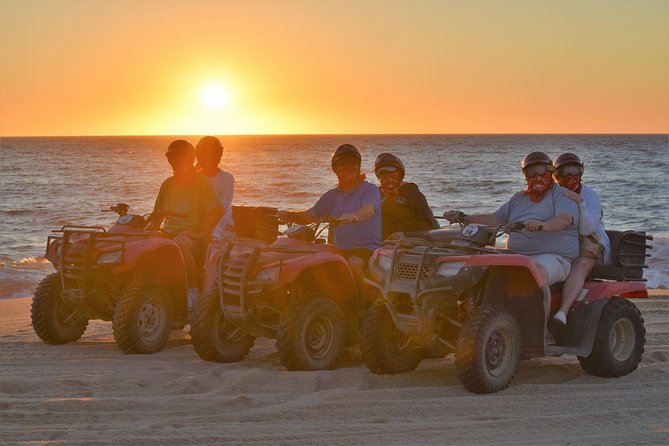 ATV Desert & Beach ride over the mountains and through Migrino beach! - Getting comfortable on the ATV