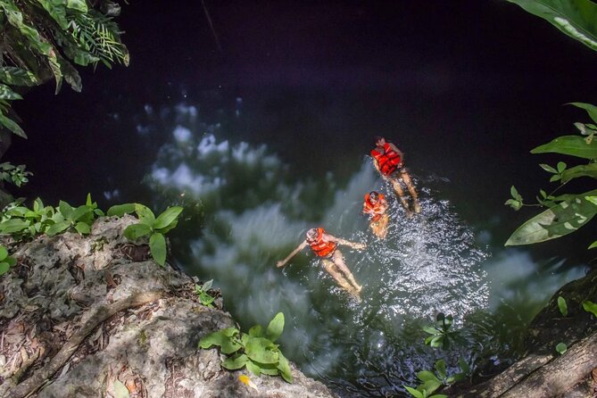 ATV Excursion: Discover El Cedral Town & Ruins, Cenote Swim - Riding the ATV through jungle trails