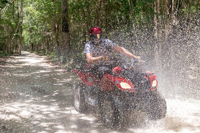 ATV Mud Kicking and Snorkeling by Boat in Cozumel - Lunch, drinks, and the beach-club finish
