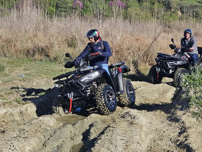 Atv Quad Adventure Berat - A pause at Gjoroven Lake