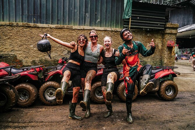 ATV Quad Bike Bali with Waterfall Gorilla Cave and Lunch - Gorilla Cave, water crossings, and the waterfall