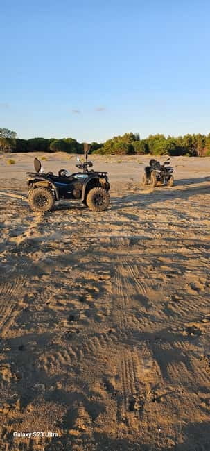 ATV/QUAD TOUR VLORA - Starting near Lungomare and getting ready