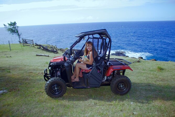 ATV Ranch ride Big Island Hawaii - Open grasslands and wide Hamakua views