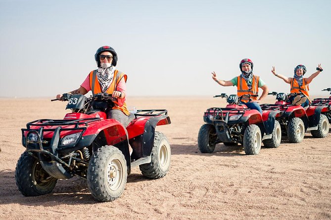 ATV Ride at the Desert of Giza Pyramids - Friendly guides and useful photo help