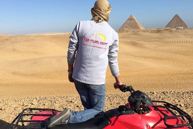ATV Ride at the Desert of Giza Pyramids - The pyramid view is memorable, but not always close