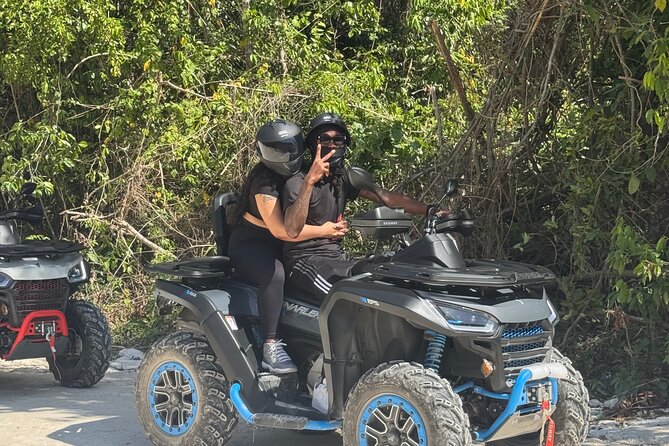 Atv ride in Montego Bay - Mud, hills, and the first stretch of trail