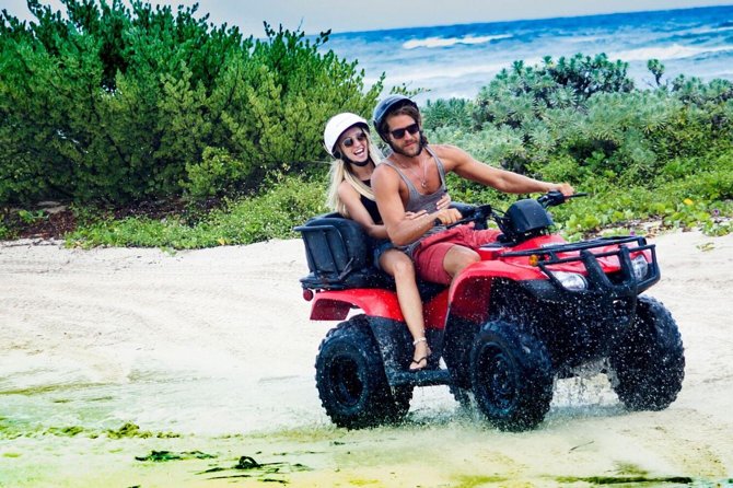 ATV Seashore + Cenote Combo: Mezcalitos & Mayan Cenote Experience - A cool stop at the Mayan cenote
