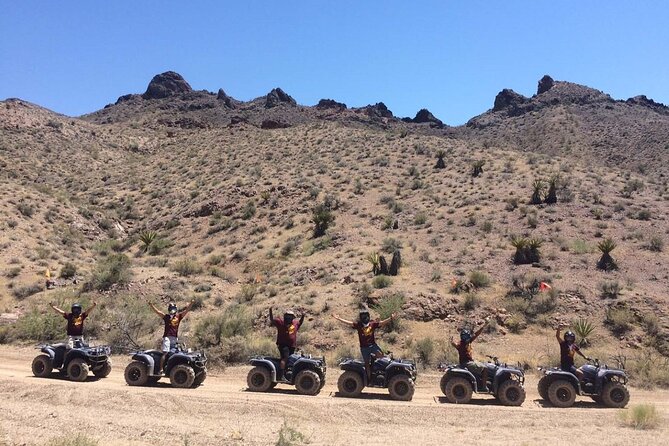 ATV Tour of Lake Mead National Park with Optional Grand Canyon Helicopter Ride - A swim break at clear Lake Mead