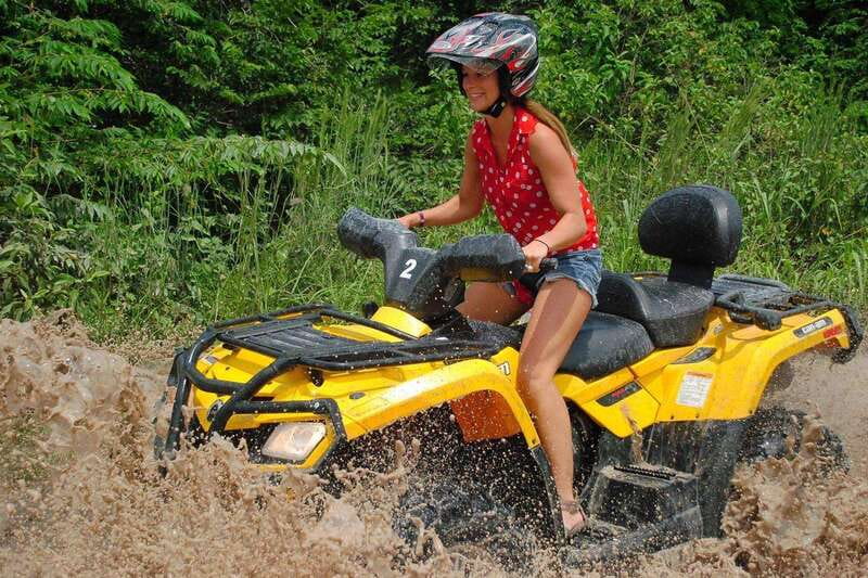 Atv , Zipline and cenote swim experience in the jungle! - Shared ATV riding in the jungle