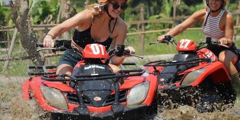 Bali: ATV Gorilla Cave, Ubud Monkey Forest, & Waterfall Tour - The Gorilla Cave route is the main event