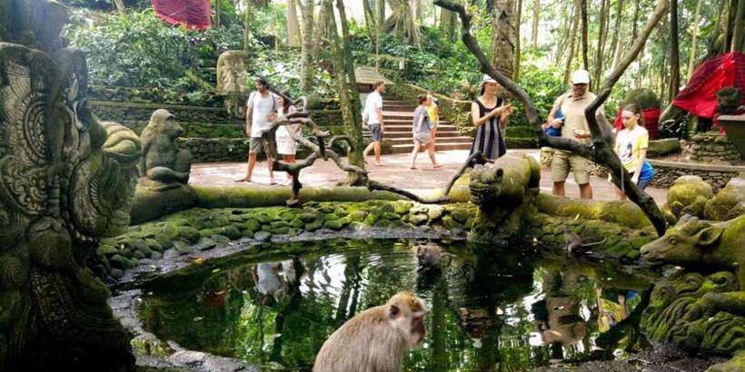 Bali: ATV Gorilla Cave, Ubud Monkey Forest, & Waterfall Tour - Tegenungan Waterfall is a refreshing final stop