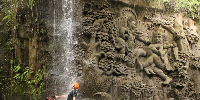 Bali: ATV Gorilla Cave, Ubud Monkey Forest, & Waterfall Tour - Starting with safety gear and a muddy ATV ride