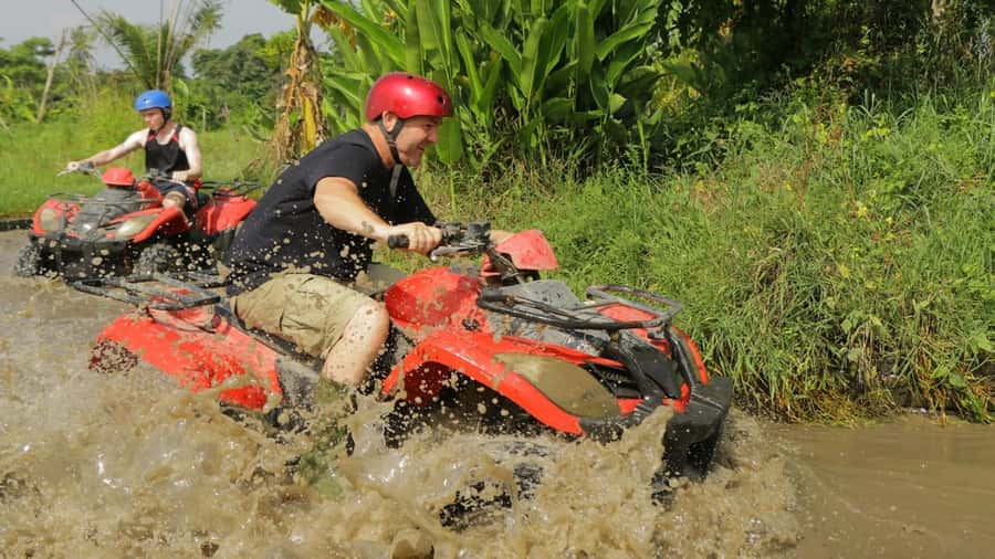 Bali: ATV Quad Bike, Monkey Forest, Jungle Swing with Lunch - Mud, Jungle Tracks, and a Proper ATV Ride