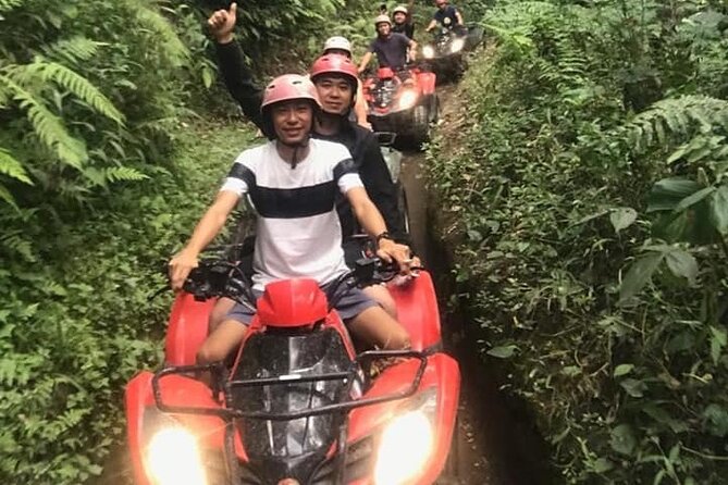 Bali ATV Quad Bike Through Tunnel, Waterfall, White Water Rafting - Two Ubud adventures for the price of one