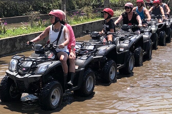 Bali ATV Quad Bike Through Tunnel, Waterfall, White Water Rafting - The ATV route through Bali’s countryside
