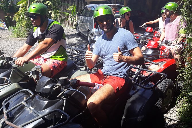 Bali ATV Rafting And Ubud Waterfall Private Tour - The Ayung River, with stairs and mellow rapids