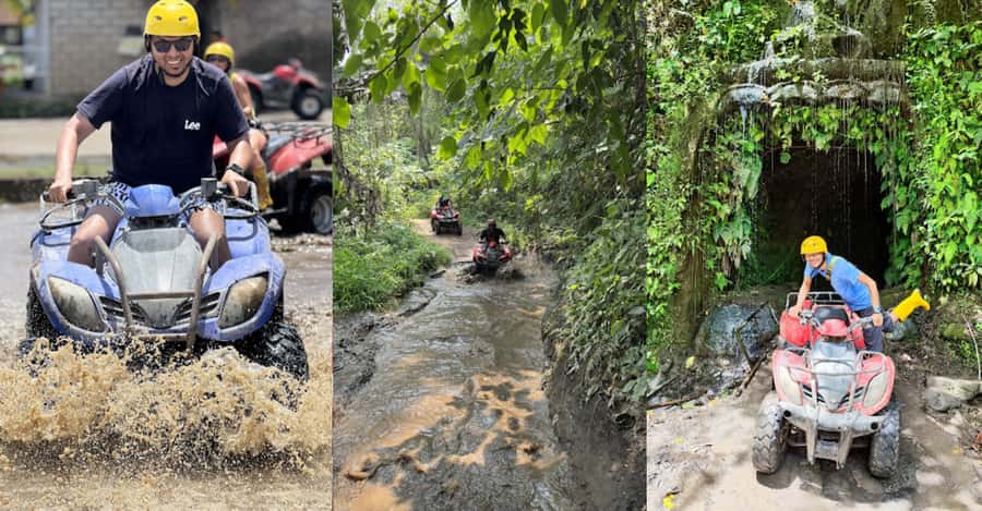 Bali: ATV Ride Adventure with track river bank, dense forest - Key points at a glance