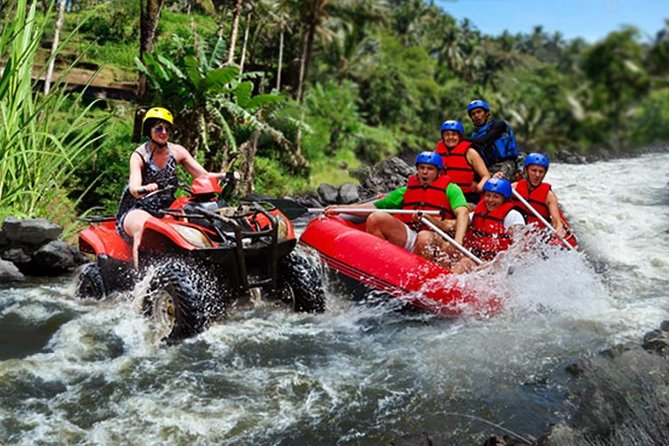 Bali ATV Ride and White Water Rafting - The ATV route, from rice fields to muddy tunnels