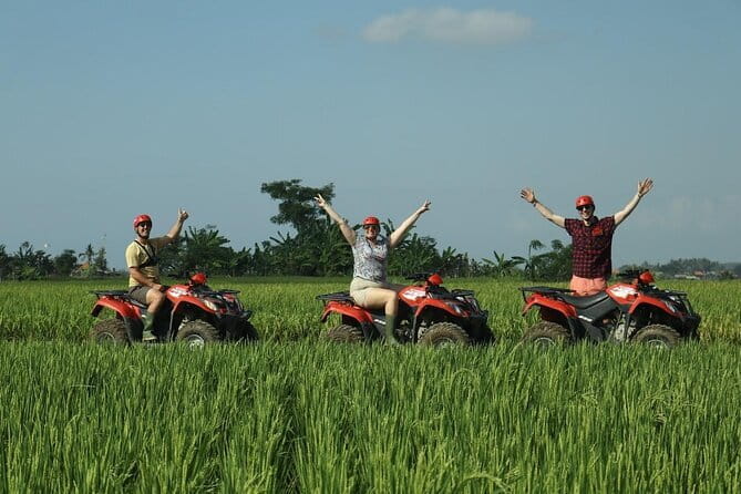 Bali ATV Ride Ubud Waterfall,RiceField,River,Kingkong-Temple cave - Mud, rivers, and caves in Singapadu