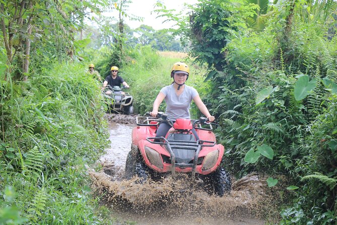 Bali Ayung Rafting and ATV Ride Adventure (Best and Fun) - ATV riding through rice fields and village roads