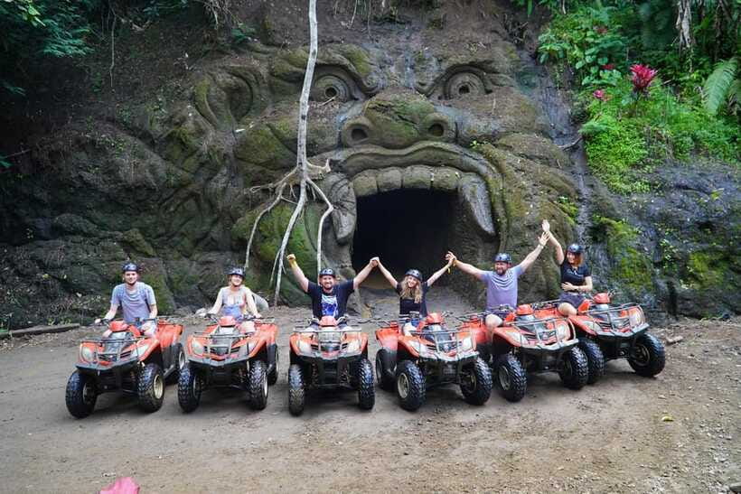 Bali: Gorilla Cave Quad Bike Tour & Cretya Infinity Pool - Transport from Ubud, Kuta, or the meeting point